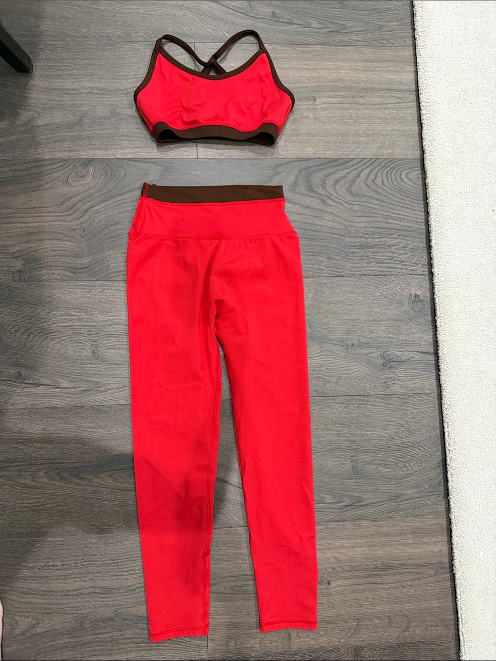 Cinderella Red Workout Set - never worn